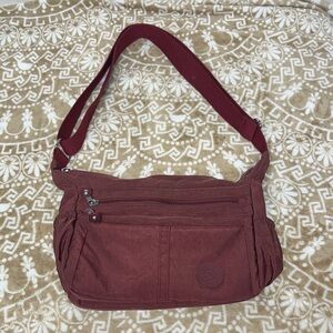 Chic Burgundy Crossbody Bag perfect for Travel